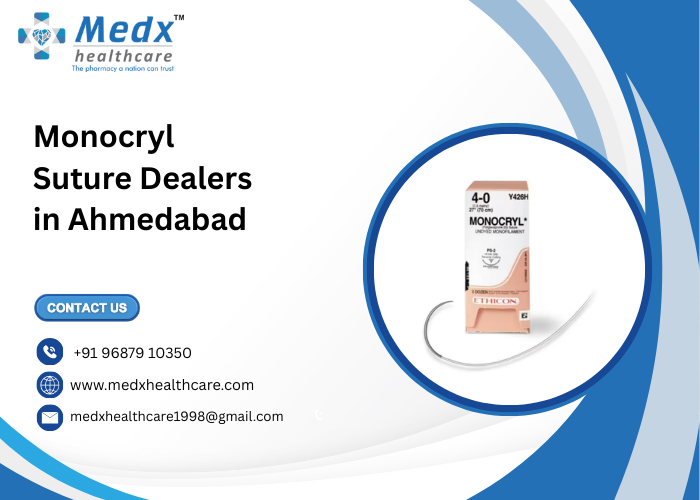 Monocryl Suture Dealers in Ahmedabad